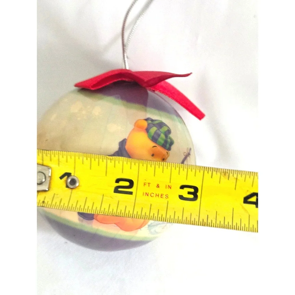 Vintage Disney Winnie the Pooh 7 Friends Christmas Paper Ornaments Set of 2